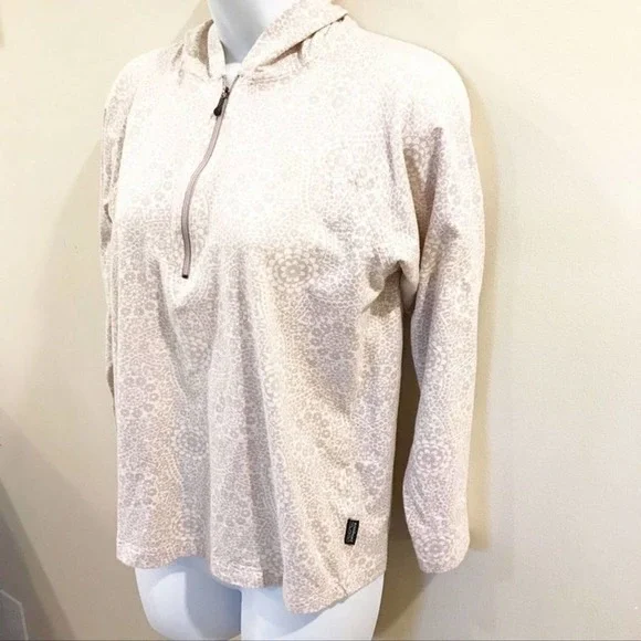 Patagonia Damask Half Zip Hooded Pullover Small - Picture 6 of 14